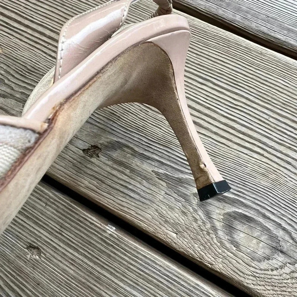 Manolo Blahnik Slingback Heels Handmade in Italy Sz 36 / 6 - Picture 10 of 14